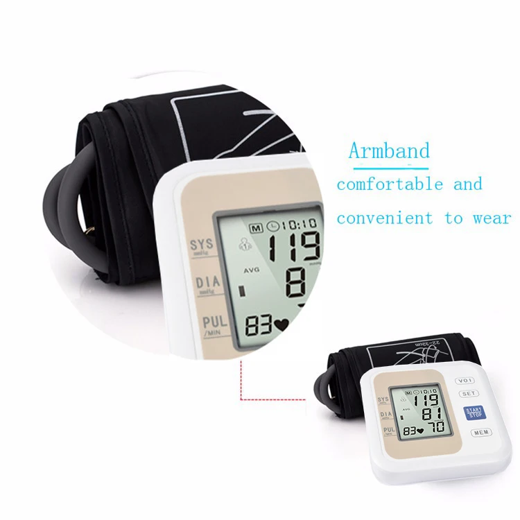 ЖК-экран цифровой bp электронный монитор артериального давления B1681b