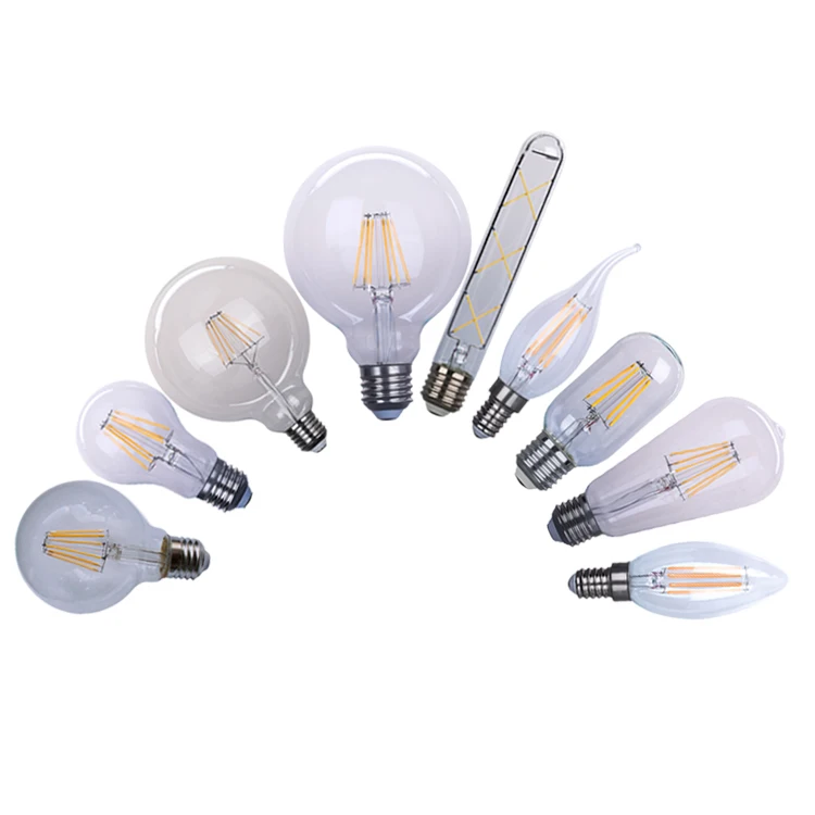 40 Watt Equivalent Vintage Edison Style Dimmable 4W 6W 8W E26 E27 A19 A60 Frosted Filament LED Light Bulb