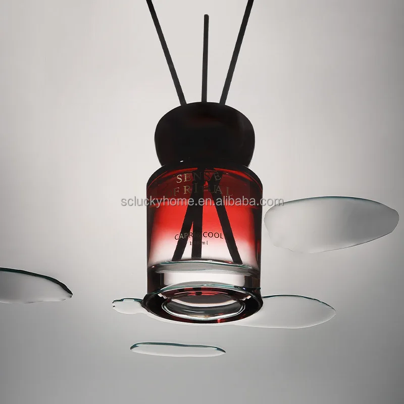 high-end Flameless aroma rattan fragrance essential oil simple niche long-lasting fragrance bedroom and living room ornaments