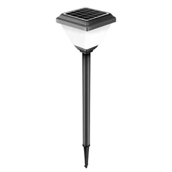 Круглая наружная декоративная лампа для парка и площади, светодиодный источник света, садовые солнечные фонари для газона