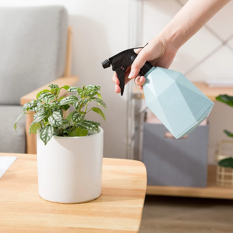 RUIPU (RTS-YDPH) Fine Mist Spray Bottle Plant Mister Hand Press Type Water Empty Sprayer for Cleaning Gardening 600ML Capacity