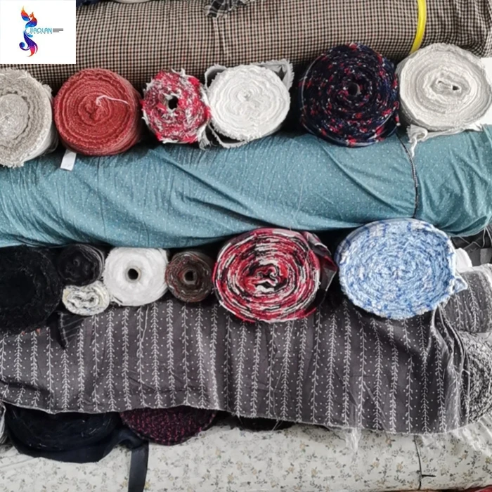 Китай, Лидер продаж, текстильная ткань для одежды, хлопковая ткань, тюк из смешанной ткани, в наличии