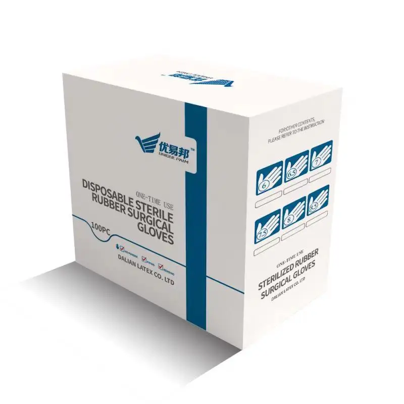  High Quality Safety Medical Surgical Custom Sterile Nature Rubber Latex