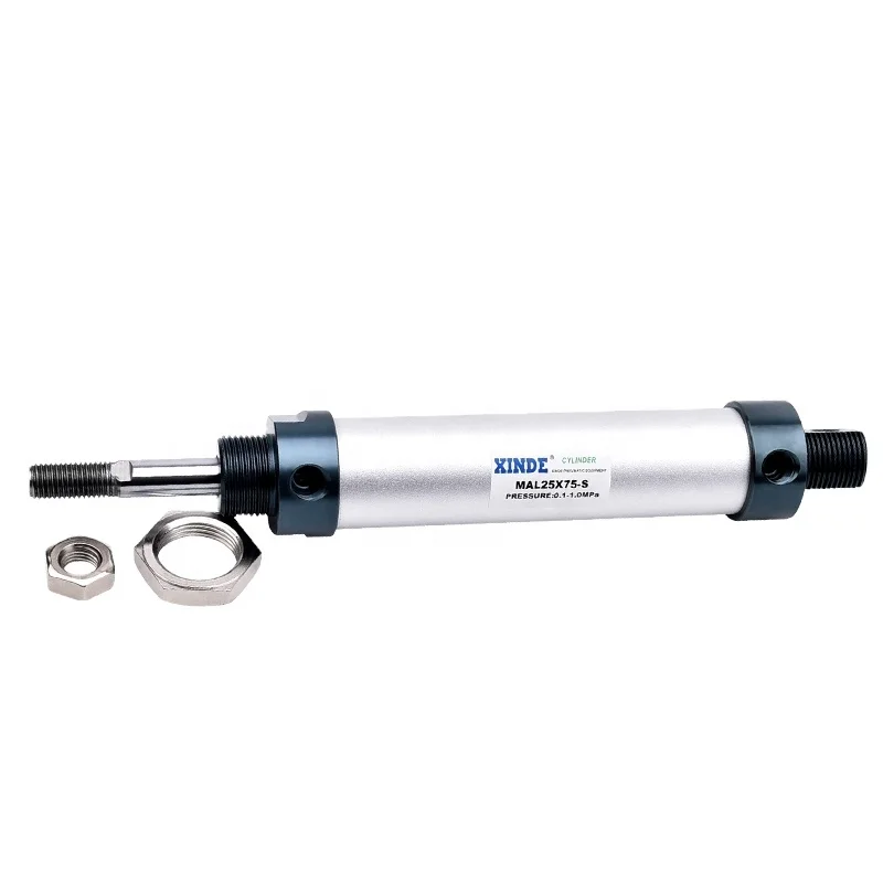 AirTAC type MAL Series aluminum Alloy Double Acting Pneumatic Mini Cylinder MAL25X300-CA