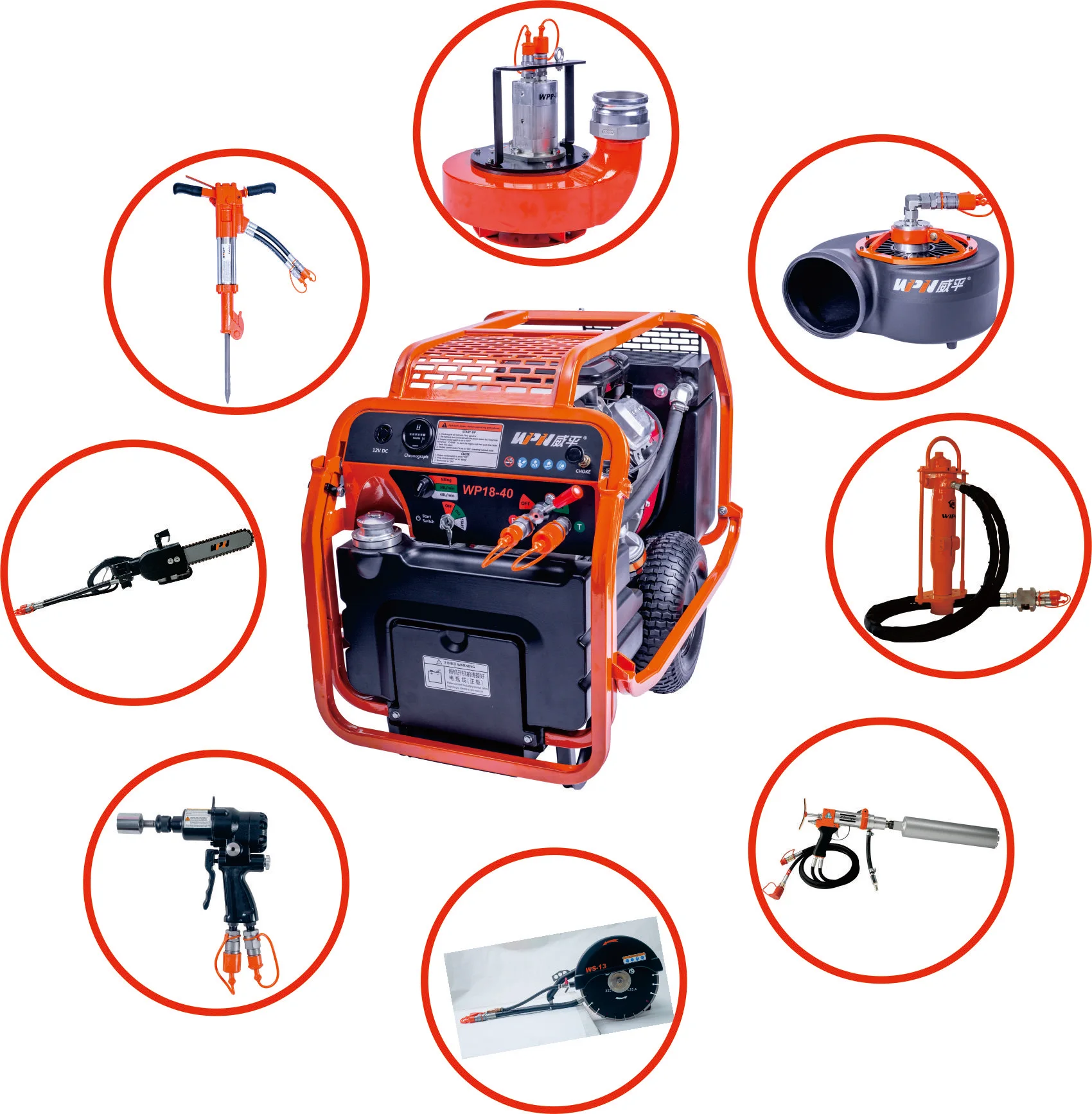 Wipin Hydraulic Cylinder Engine Hydraulic Power Pack 220v Dc Hydraulic Power Unit