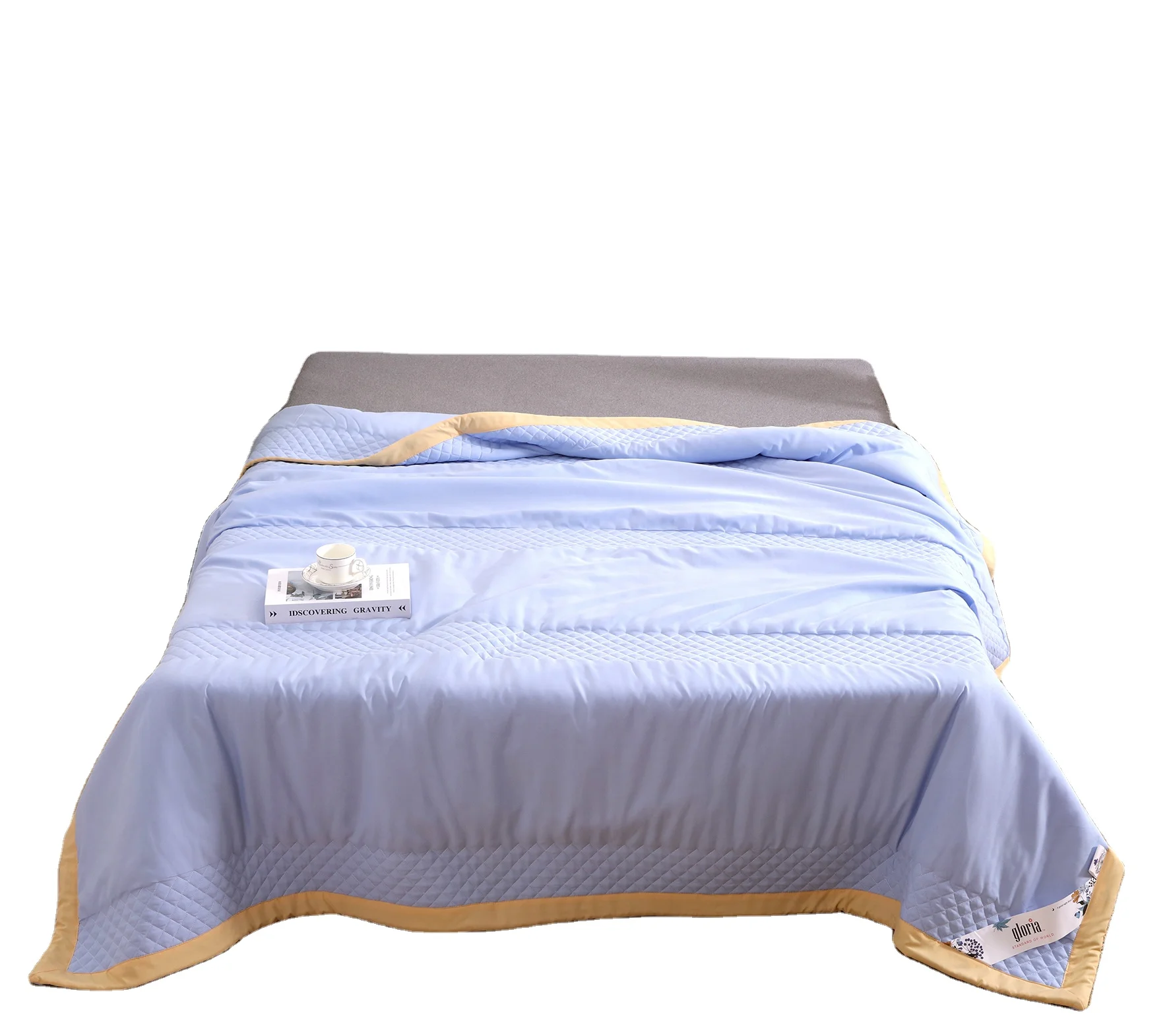 Chinese manufacturer wholesale soft blanket microfiber satin quilt