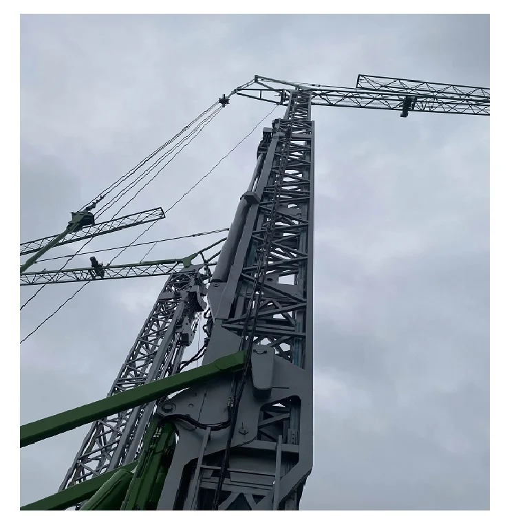  4 tons Haoboc self erecting mobile tower cranes with best