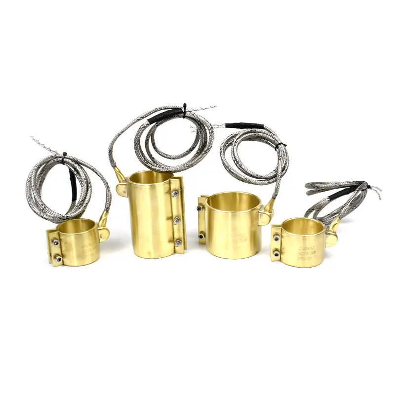 BRIGHT Factory Supply Industrial Electric Sealed Brass Coil Nozzle Band Heater for Moulding Machine
