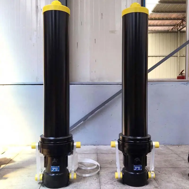 Быстрая доставка хромированные трубы передний конец гидравлический пресс цилиндр для самосвала