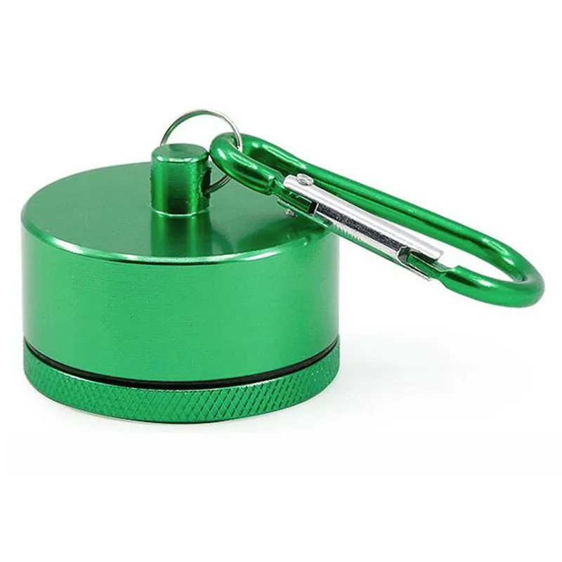 Big Size Round  Aluminum Metal Mini Travel Pocket Pill Box