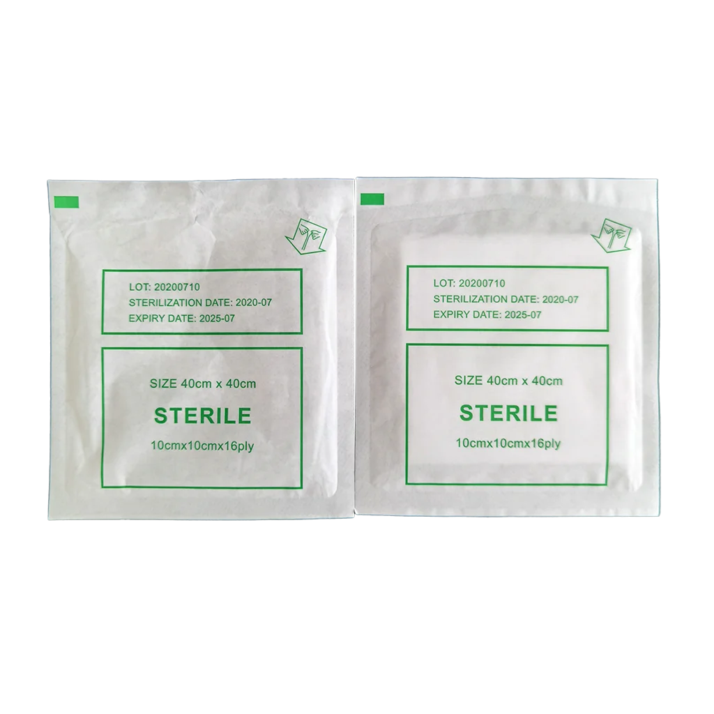 Adhesive Supply Surgical Sterile Disposable Use Medical Paraffin Gauze