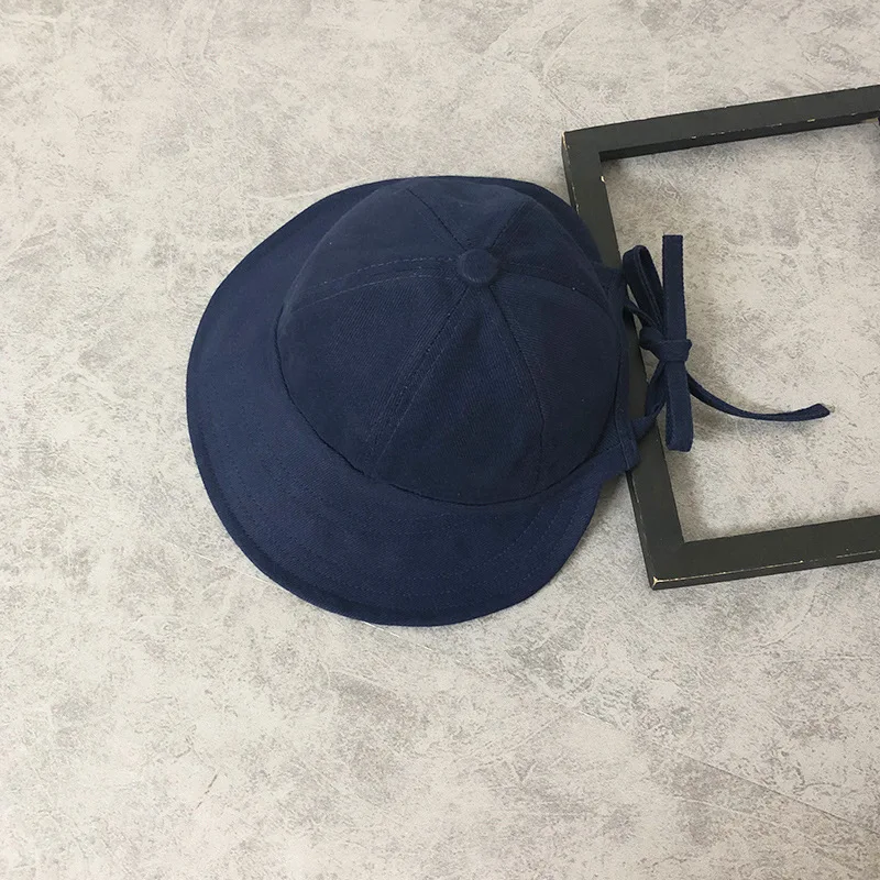 RTS wholesale custom embroidery wide brim summer sun block black fashion visor cap hat for women