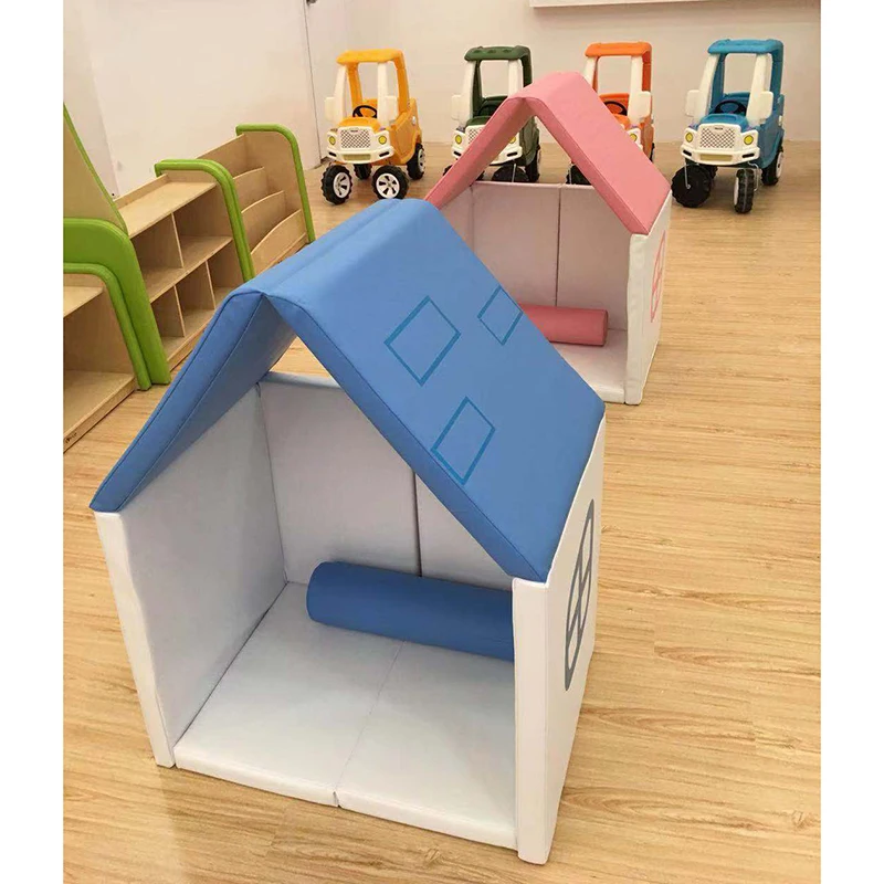 Commercial indoor eco-friendly house kindergarten kids soft play toys