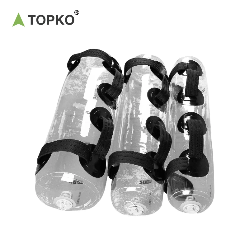TOPKO popular Portable Adjustable Power Training PVC Water Aqua Bag Water Lifting Weight Water Power Bag
