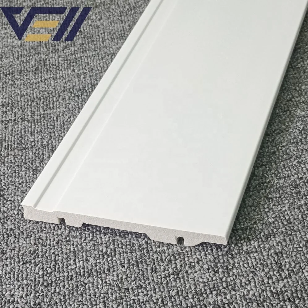 VELL Vinyl flooring accessories polystyrene PS waterproof skirting For Decoration
