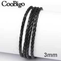10 метров плетеные шнуры, кожаная веревка, ожерелье, браслет, сумочка, брелок, изготовление ювелирных изделий, «сделай сам», аксессуары для рукоделия 3-12 мм