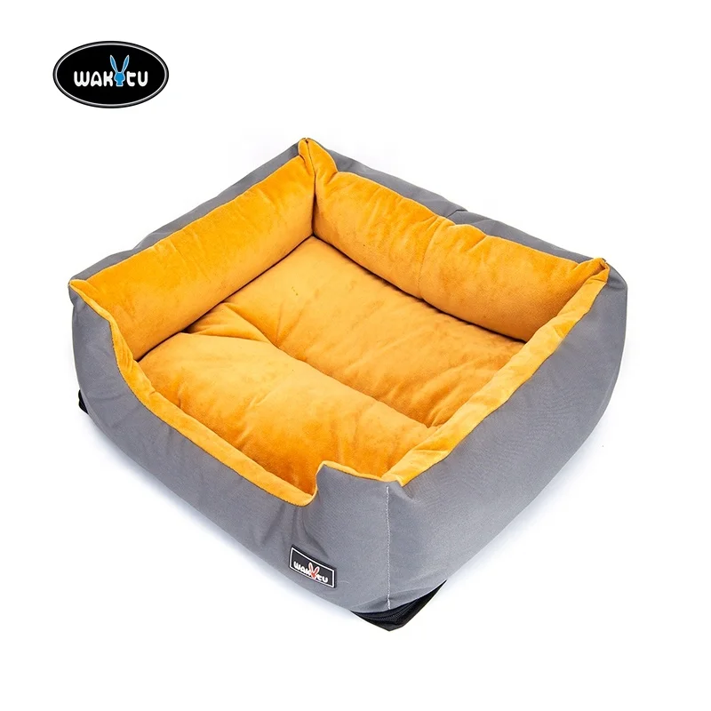 OSOCE C33 пользовательские роскошные легко чистящие мягкие моющиеся хрустальные фланелевые переносные складные лежаки для домашних животных для собак и кошек