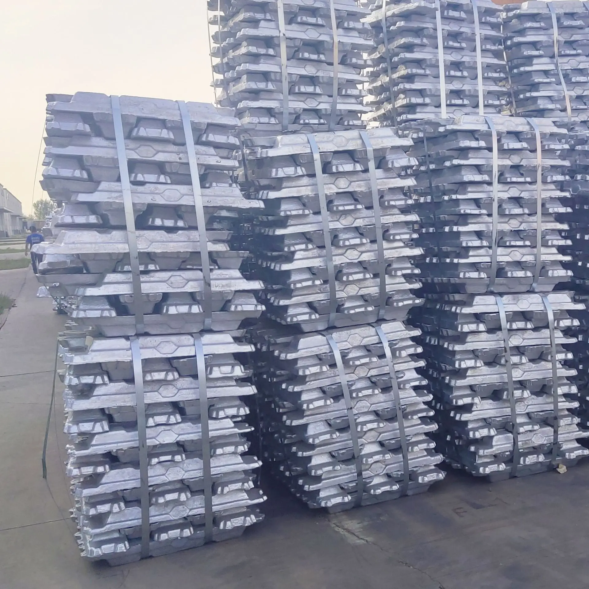 pure aluminum ingot 99.7%/High Pure 99.7% Aluminum Ingot/ A7 Aluminum Metal Ingot