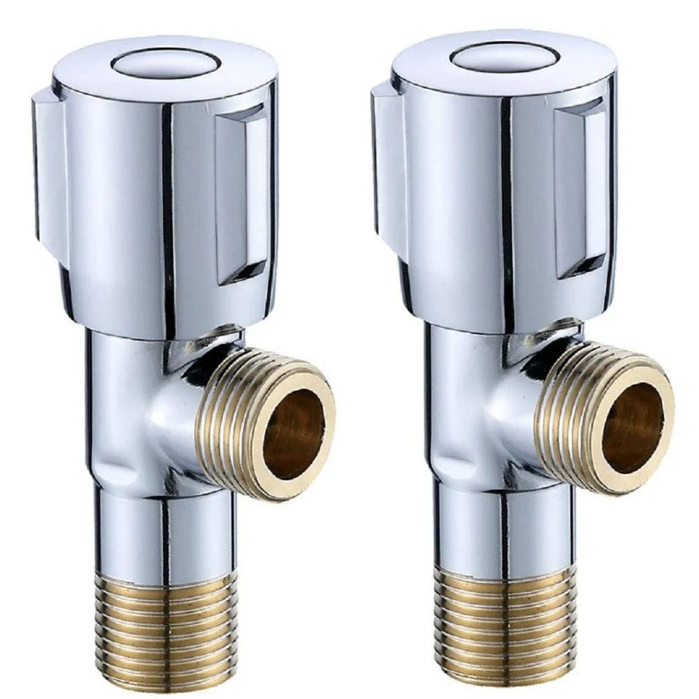 
Factory angle valv sus304 High Quality Forged Brass Angle Globe Valve Water Forged Brass Angle Stop Cock Valve For Bathroom 