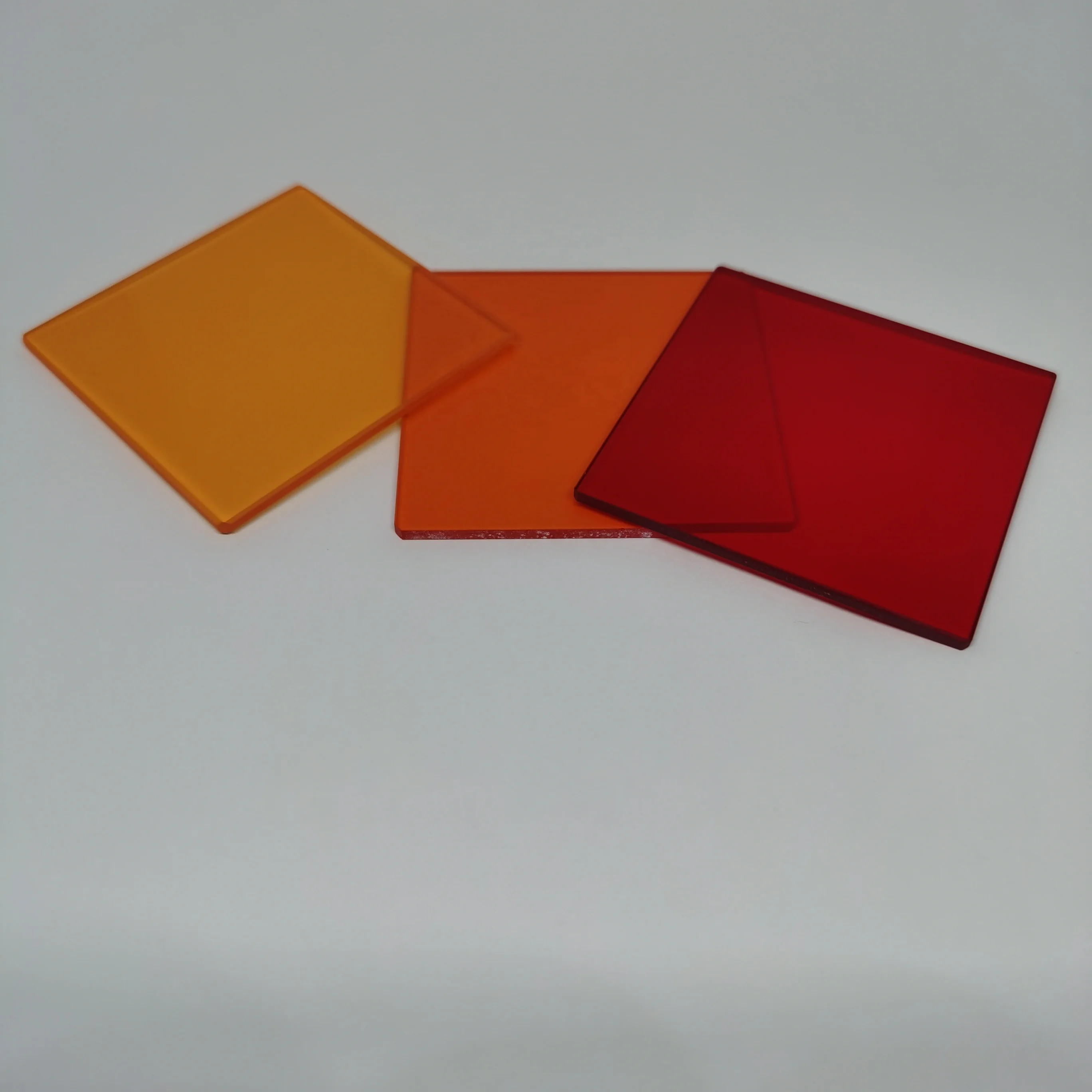 Factory Supplying 550Nm Long Pass Orange Glass Discs CB550 Optical Filter GG550