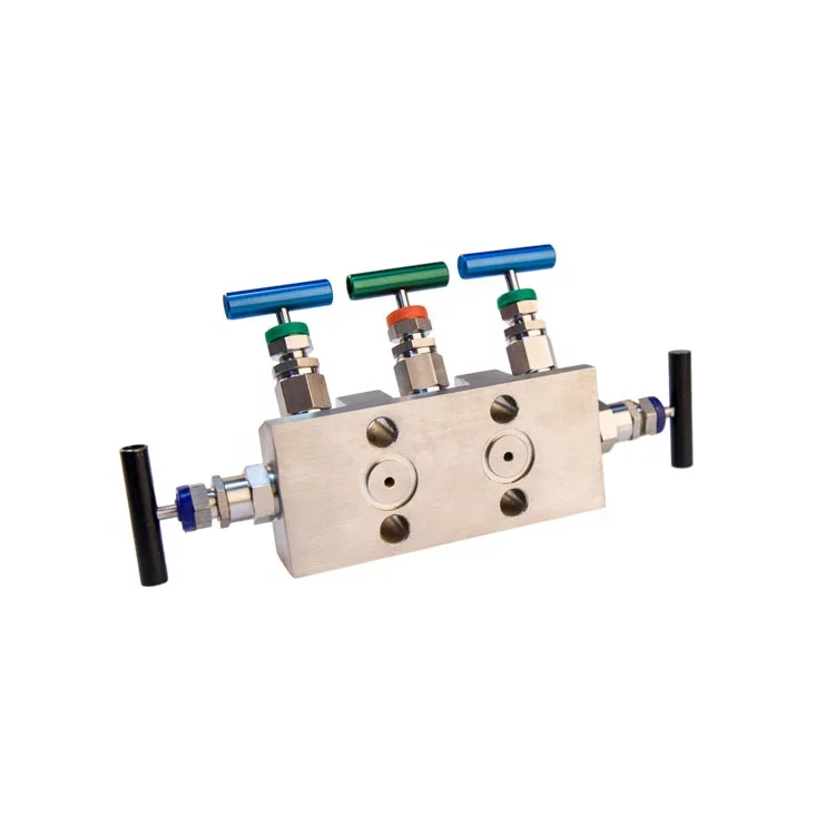 High Pressure Stainless Steel 316 Manifold Valves 5 way oxygen manifold