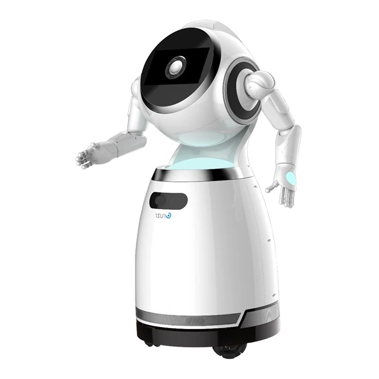 Intelligent Commercial Service Reception Robots Welcome Guests and Guide Customers  humanoid  service robot for  Public place