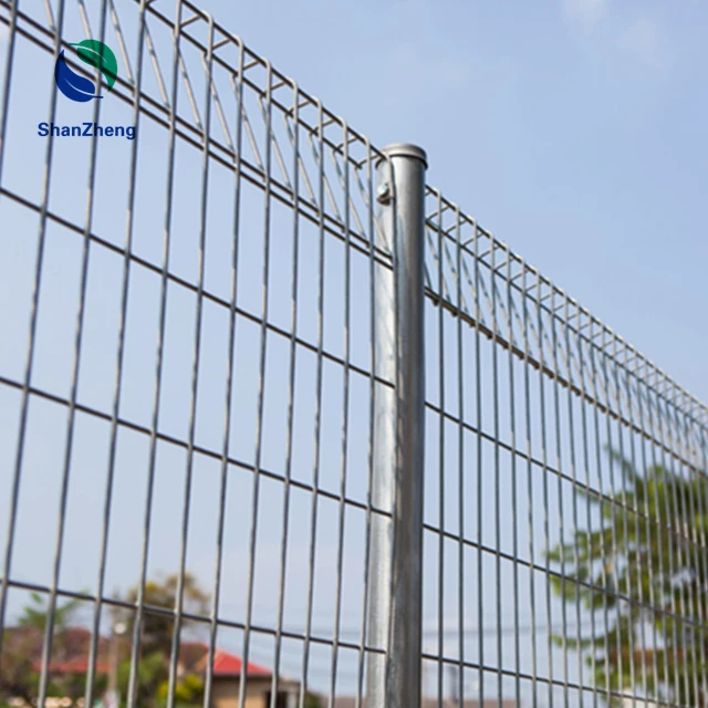 BRC Fence Panel Hot dip Galvanized Welded Wire Fence triangle folding curvy Stainless Steel Mesh Power coating Safety Fencing