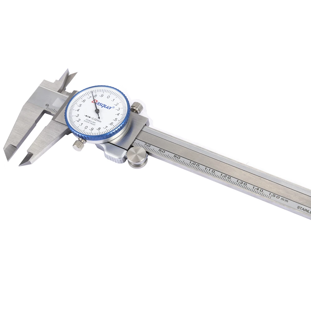 Высокоточный 0-150 мм 0-200 мм 0-300 мм 0,02 градиентный двойной противоударный штангенциркуль Профессиональный измерительный инструмент DASQUA