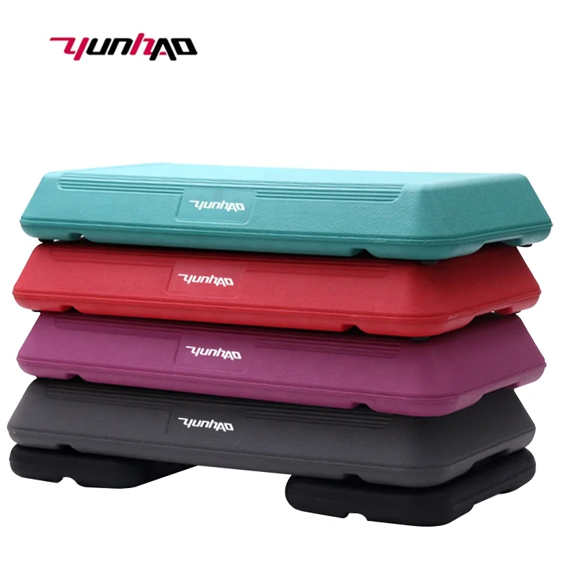 Professional Manufacture Freestyle 72cm Adjustable Platform Aerobic Step Board With 10-20CM Risers