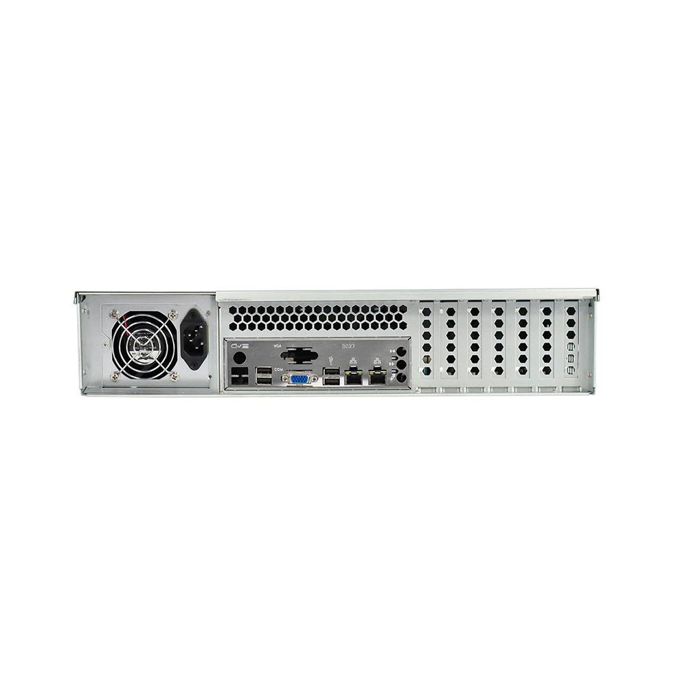 2U 12 bay hot-swappable rack server chassis
