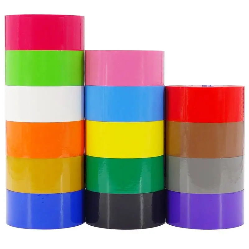 High quality Wrapping Roll Adhesive Tape  Waterproof Duct Cloth Tape Box Sealing Packaging  Colored Strong Tape