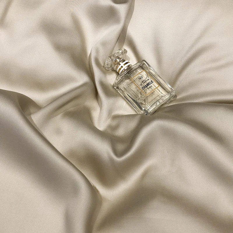 Tencel lyocell satin 60s textile fabric for bedding Solid tencel fabric for sleep wear