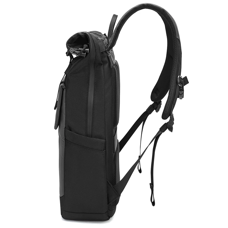 EverVanz Rolltop Backpack Men Women Expandable Waterproof Travel Backpack Commute Casual Daypack with 15.6 laptop compartment