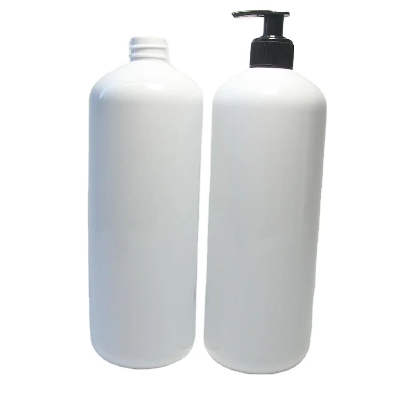 empty Plastic white bottle 1 gallon Heavy-Duty HDPE jugs Containers for Shampoo Soaps Detergents Liquids Screw-On cover