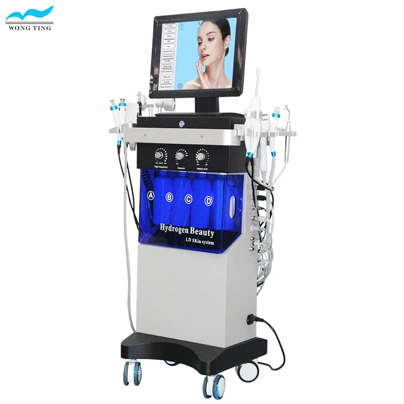 2024 Hydraulic Beauty Facial 15 In 1 machine Hydradermabrasion Diamond Beauty Machine Skin Care Machine
