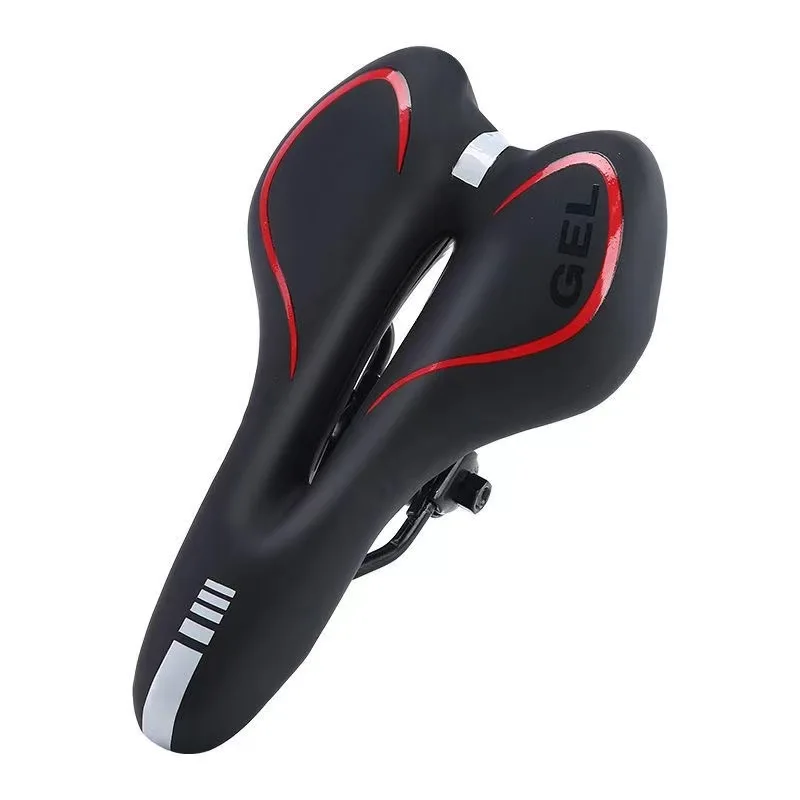 mountain Bike gel Saddle Bicycle  Leather Seat Cushion