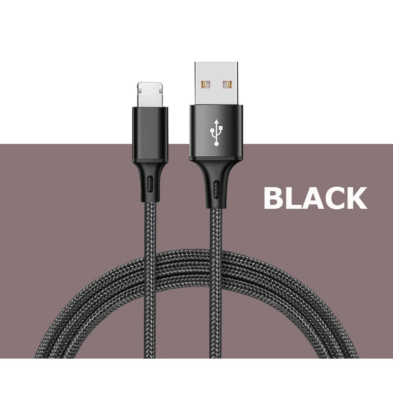 wholesale factory nylon braided fast charging charger data usb charger cable for iphone lightning