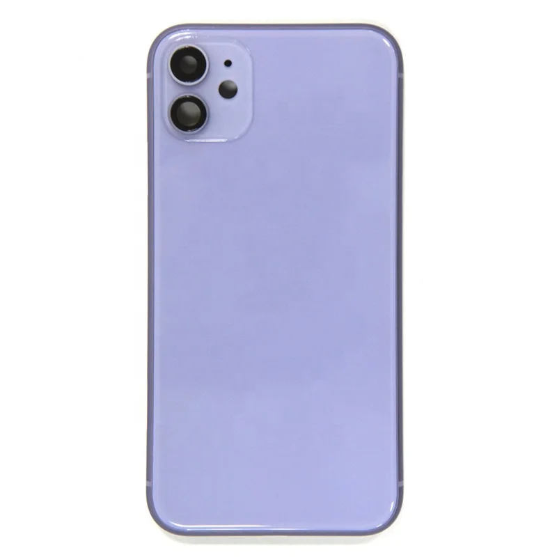 Задняя крышка батарейного отсека для мобильного телефона iphone 11/11 Pro/11 Pro Max корпус XI полностью средняя рамка в сборе пользовательская деталь с