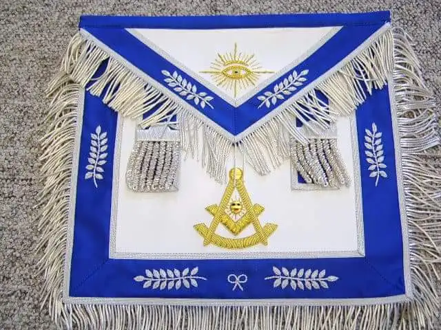 
2020 Masonic Embroidered Regalia American Grand Lodge Tassels Lambskin Aprons 