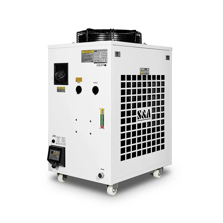 S&A CW-6100 Intelligent Temperature Control Safty 4.08kW/4.24kW Industrial CNC Spindles Laser Chiller