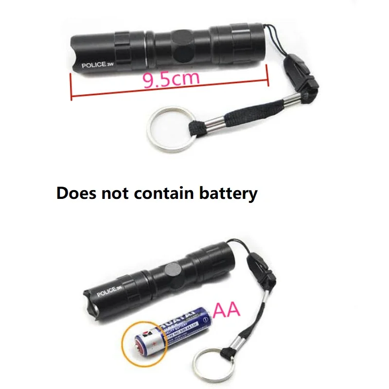 Portable Mini LED Flashlight Pocket Torch Waterproof for Outdoor Travel Lamp Penlight AA Battery Powerful Led