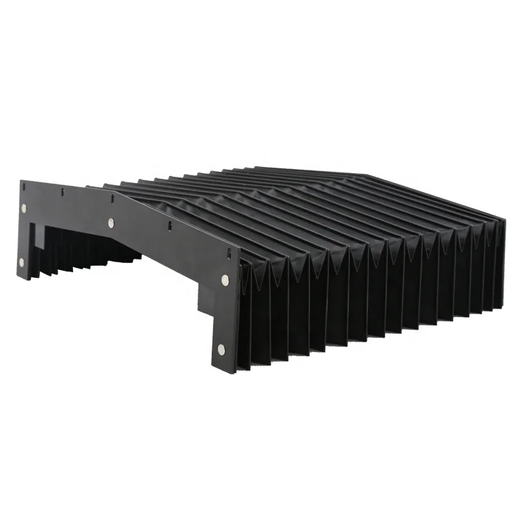 Factory Direct Round Accordion Bellow Rolling Curtain Bellows Cover Linear Guide