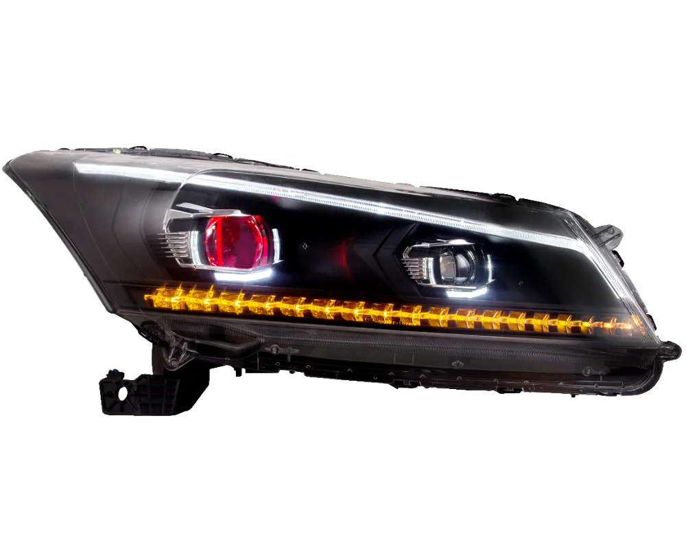 Vland manufacturer headlight for 2008-2013 demon eye LED head lamp for HONDA ACCORD
