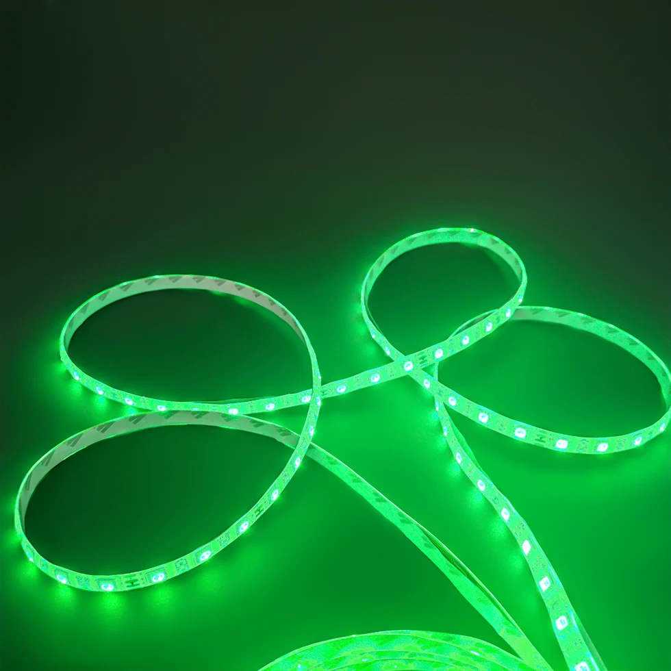 24V питание интеллектуальная беспроводная (Wi-Fi) голосовой контроль) Светодиодная лента с usb-питанием платы для ТВ-подсветка музыки полосы света RGB 30led м 5 м/Лот Белый SMD5050