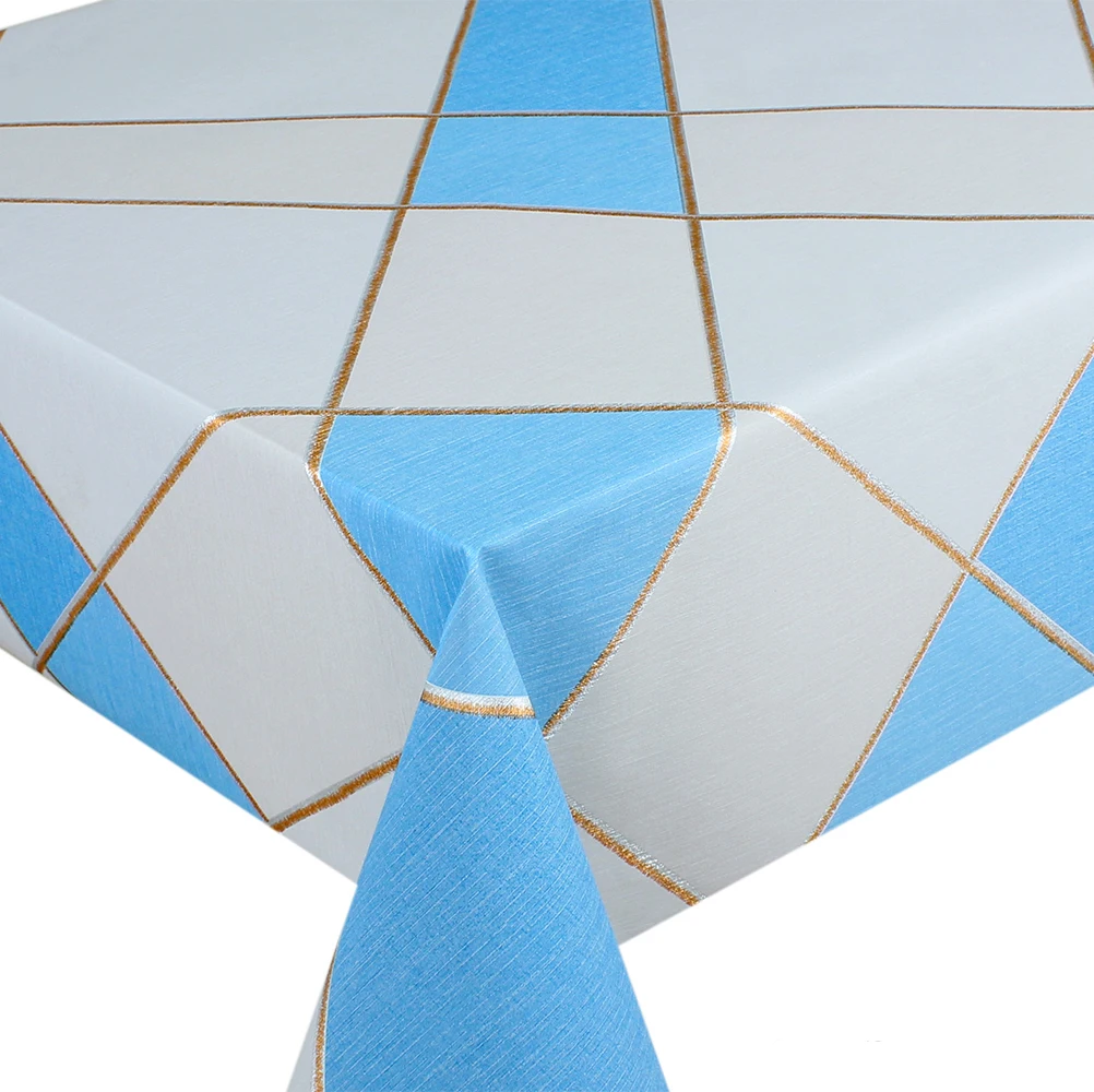 Luxury Party Tablecloth Waterproof PVC Fabric Yiwu Factory Tablecloths