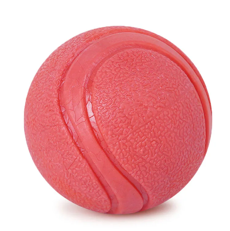 
Floating Foam Ball on a Rope Dog Toy for Pet Training Elastic toy dog pet polychromatic rubber solid ball 