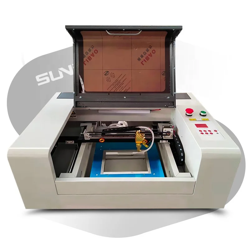 China Factory Price 3020 300*200mm 40W 50W  CO2 Laser Rubber Stamp Engraving Machine And 3D Photo Crystal Engraving Machine