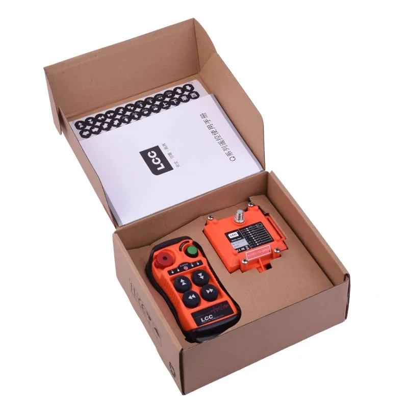 LCC Q400 Cheap 4 Single Speed Buttons Anti-falling Lift Hydraulic Universal Mobile Crane Remote Control