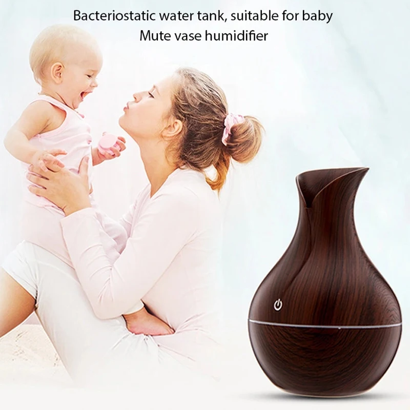 130ml 2023 hot sale led lamp household atomizer aromatherapy humidifiers USB  ultrasonic air humidifier for car home