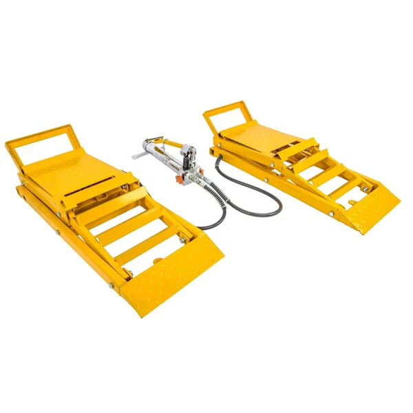 OEM Hotsales CE 2T Adjustable Car Ramp Lift Portable Garage Steel Ramps Auto Repair Lifting Ramp Vehicle Lifter